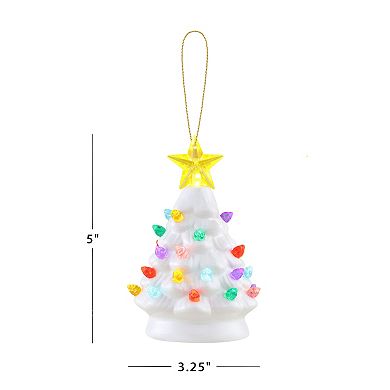 Mr Christmas White Nostalgic Tree Christmas Ornament 3-piece Set