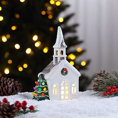 Mr Christmas Nostalgic Village Church Table Decor