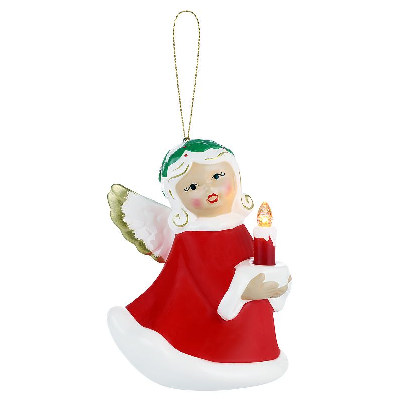 Mr Christmas Mini Nostalgic Angel Christmas Ornament, Multicolor
