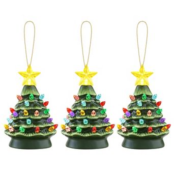 Mr Christmas Nostalgic Tree Christmas Ornament 3 pc Set