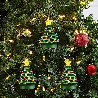 Mr Christmas Nostalgic Tree Christmas Ornament 3-piece Set