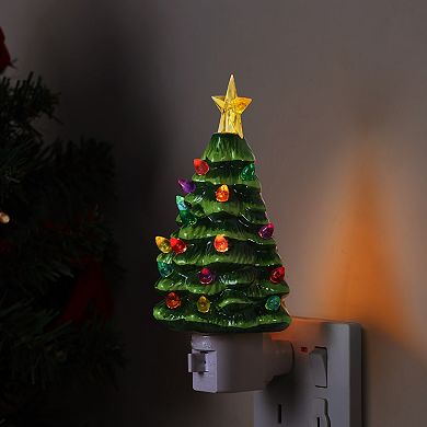 Mr Christmas Nostalgic Tree Nightlight 2-piece Set