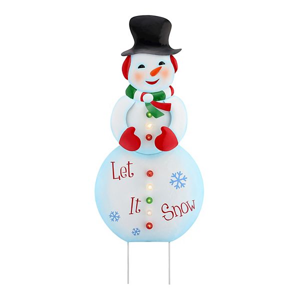 Mr Christmas Outdoor Snowman Yard Stake