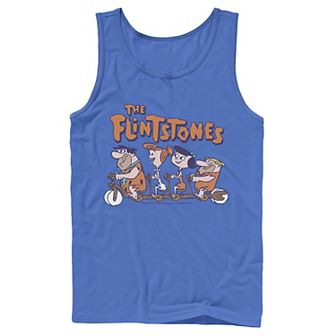 Men's The Flintstones Group Shot Bike Ride Tank Top