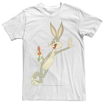Men's Looney Tunes Bugs Bunny Cheers Retro Portrait Tee