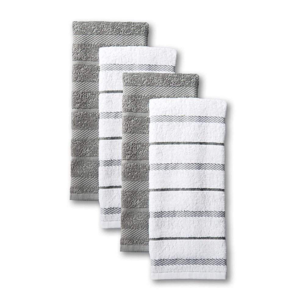 KitchenAid Albany Kitchen Towel 4-pk - Lavender Cream