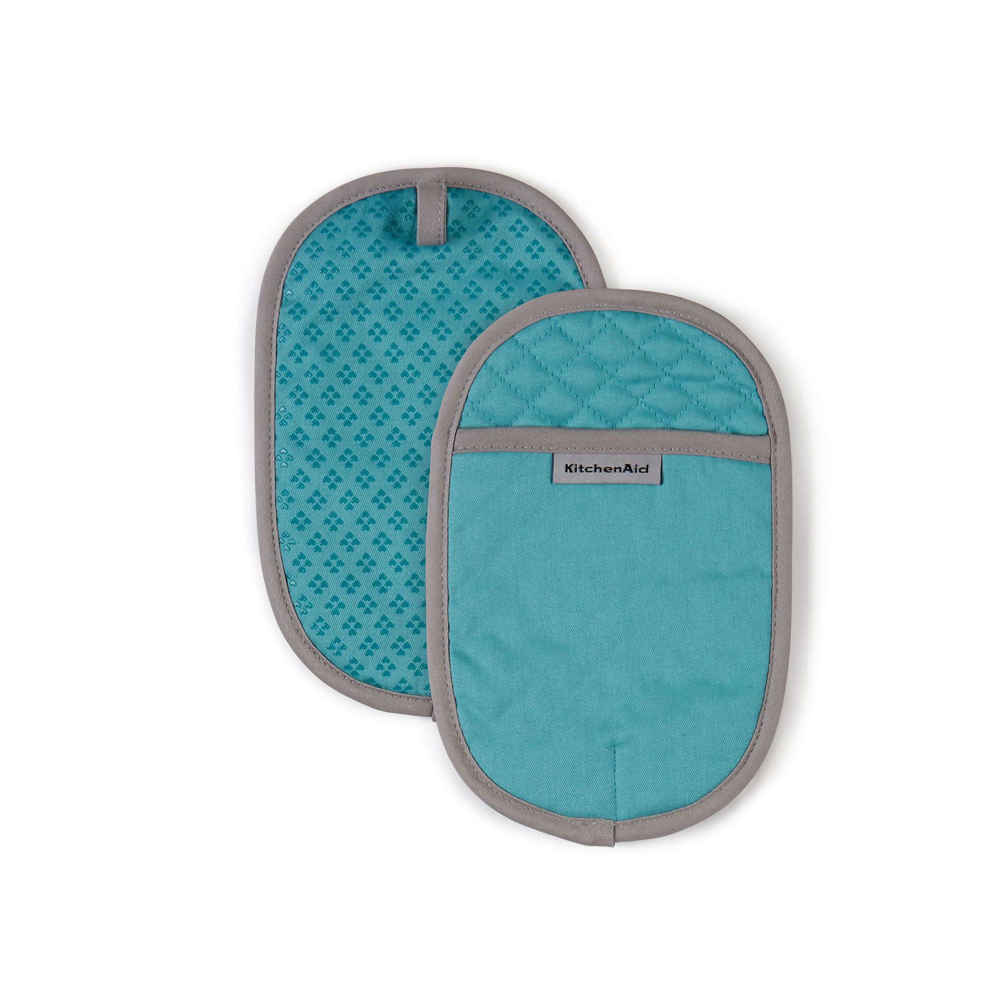KitchenAid Asteroid 2-pc. Oval Pot Holder Set, Blue