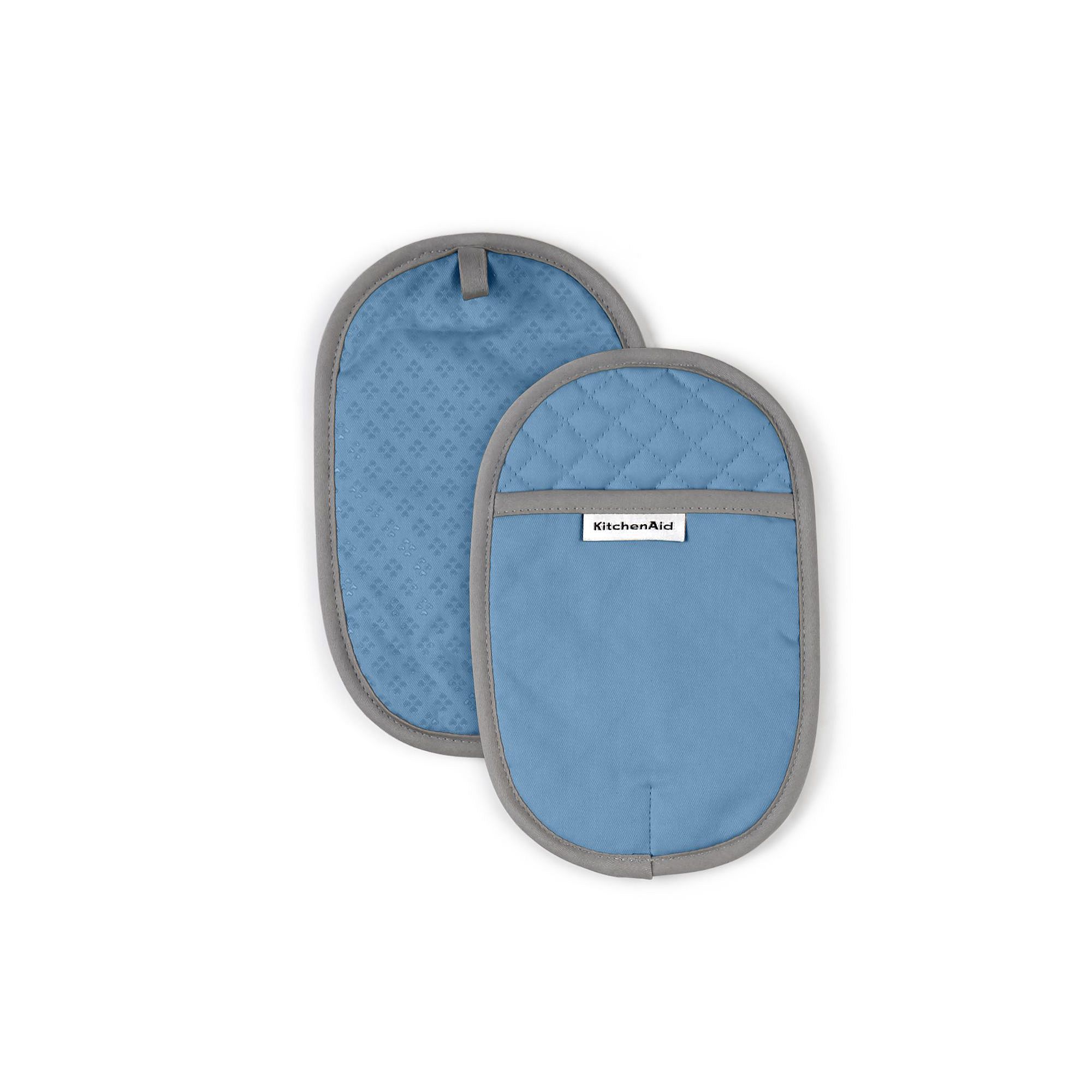 KitchenAid Asteroid 2-pc. Oval Pot Holder Set, Blue Velvet