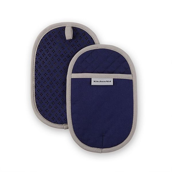 KitchenAid Asteroid 2-pc. Oval Pot Holder Set - Cobalt