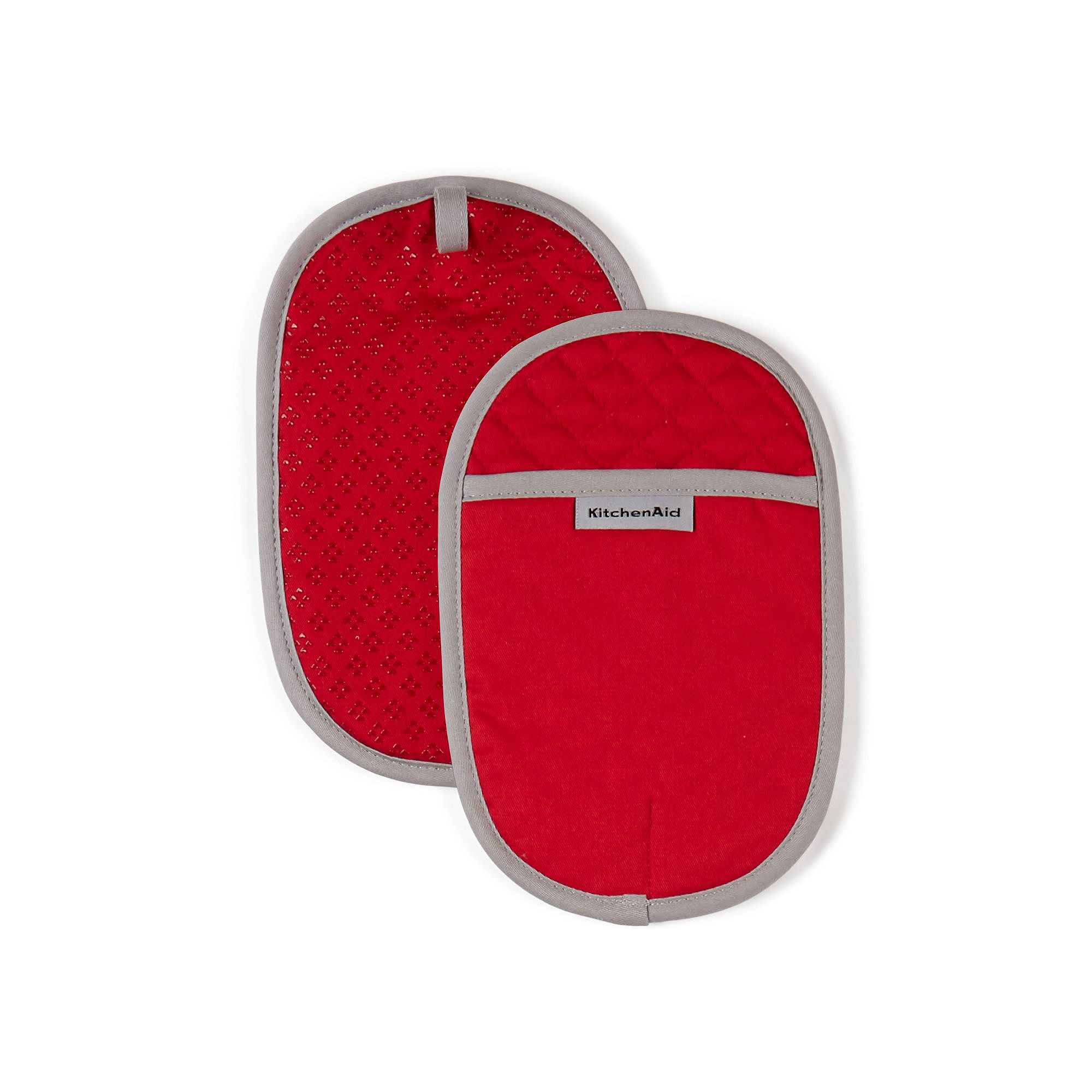 KitchenAid Asteroid 2-pc. Oval Pot Holder Set, Red Red