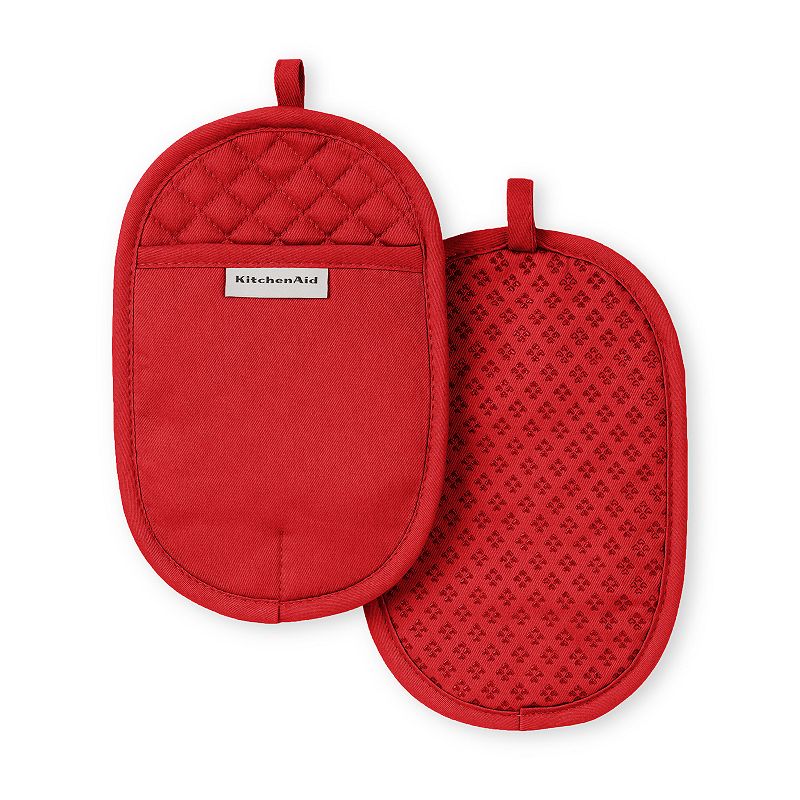 KitchenAid Asteroid 2-pc. Oval Pot Holder Set, Red Red