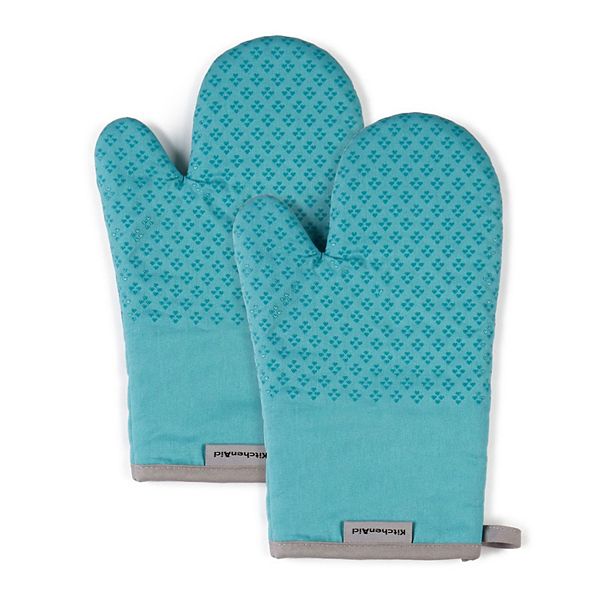 KitchenAid Asteroid 2-pc. Oven Mitt Set - Aqua