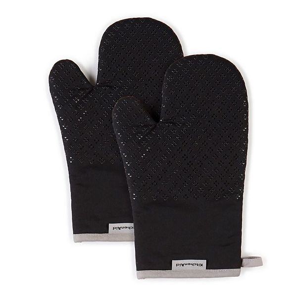 KitchenAid Asteroid 2-pc. Oven Mitt Set - Black