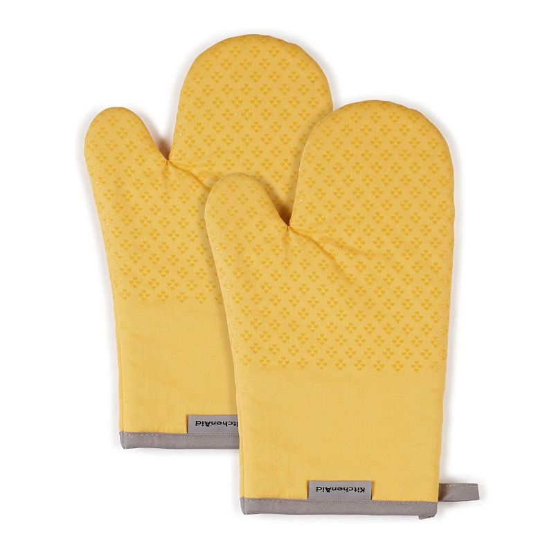 KitchenAid Asteroid Oven Mitts, 7"x 12.5", Set of 2