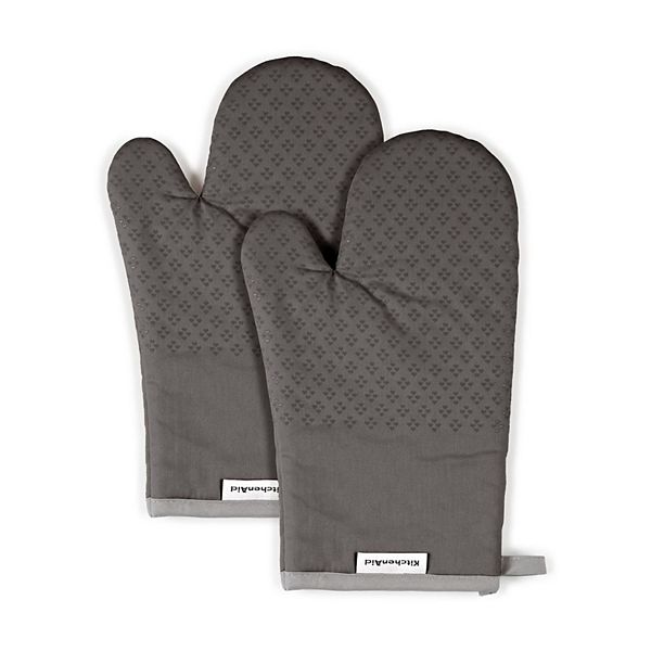 KitchenAid Asteroid 2-pc. Oven Mitt Set - Charcoal Gray