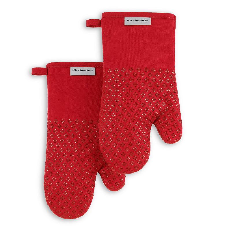 KitchenAid Asteroid 2-pc. Oven Mitt Set, Red Red