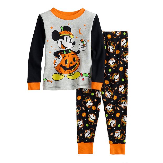 Disney s Mickey Mouse Toddlers Pumpkin Pajama set