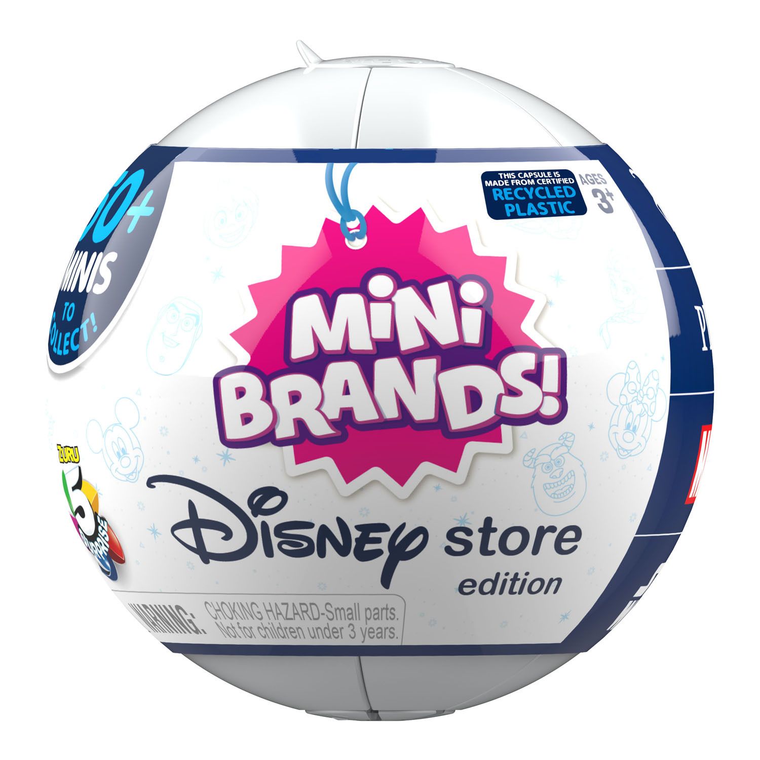 Disney 5 Surprise Mini Brands Series 4 Mystery Capsule Real Miniature ...