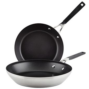 KitchenAid® 2 pc Stainless Steel Nonstick Frypan Set