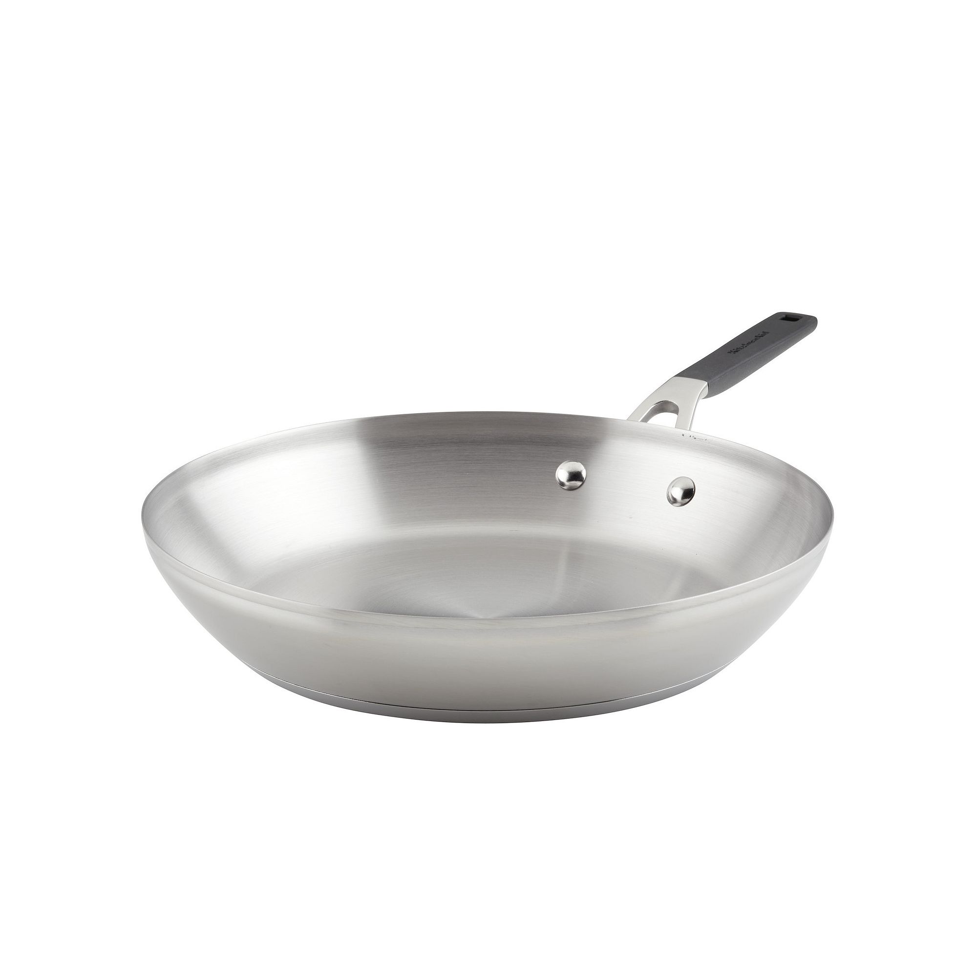 KitchenAid® 12-in. Stainless Steel Frypan, Brushed Stainless
