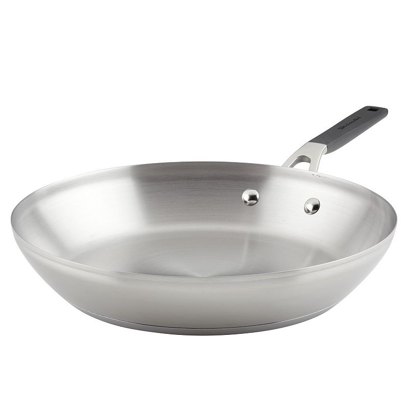 KitchenAid Stainless Steel 12" Induction Frying Pan