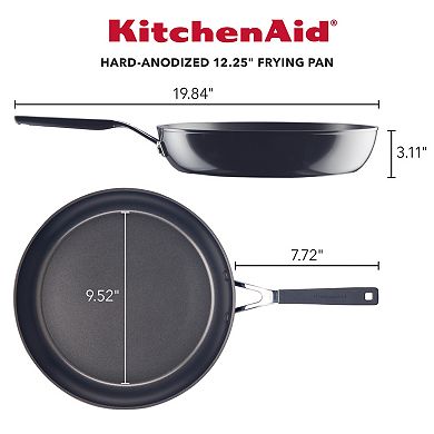 KitchenAid® 12.25-in. Hard-Anodized Nonstick Frypan