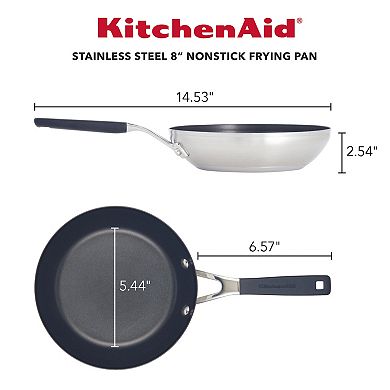 KitchenAid® 8-in. Stainless Steel Nonstick Frypan