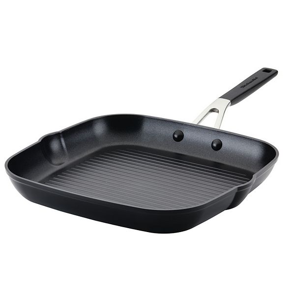 KitchenAid® 11.25in. HardAnodized Square Grill Pan