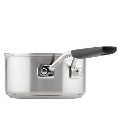 KitchenAid® 1-qt. Stainless Steel Saucepan with Pour Spouts