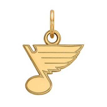 LogoArt St. Louis Blues 10k Gold Extra-Small Pendant