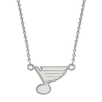 LogoArt St. Louis Blues 10k Gold Small Pendant Necklace