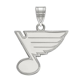 LogoArt St. Louis Blues Sterling Silver Medium Pendant
