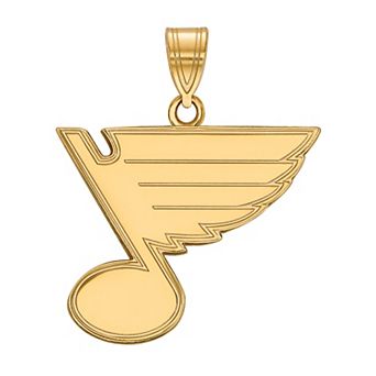 LogoArt St. Louis Blues Sterling Silver Large Pendant