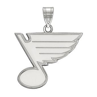 LogoArt St. Louis Blues Sterling Silver Large Pendant