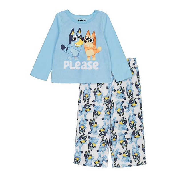 Bluey Girls Pyjamas, Bluey and Bingo PJs Set, Ages 2 to 8 Years Old