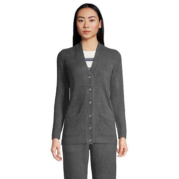 Women's Lands' End Lounge Cardigan Sweater
