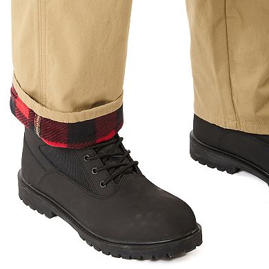 Men's Smith's Workwear Relaxed-Fit Print Fleece-Lined Cargo Canvas Pants