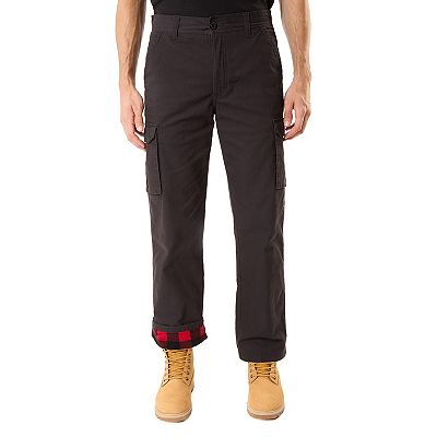 Men s Smith s Workwear Relaxed Fit Print Fleece Lined Cargo Canvas Pants