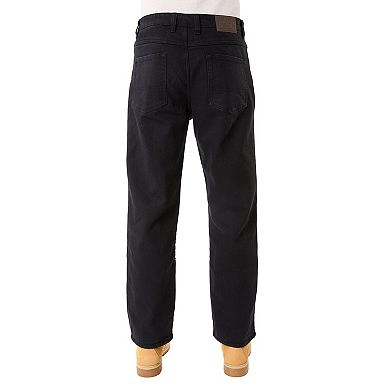 Men's Smith's Workwear Relaxed-Fit Buffalo Fleece-Lined 5-Pocket Jeans