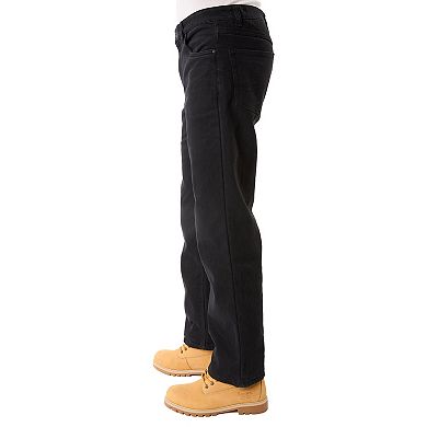 Men's Smith's Workwear Relaxed-Fit Buffalo Fleece-Lined 5-Pocket Jeans