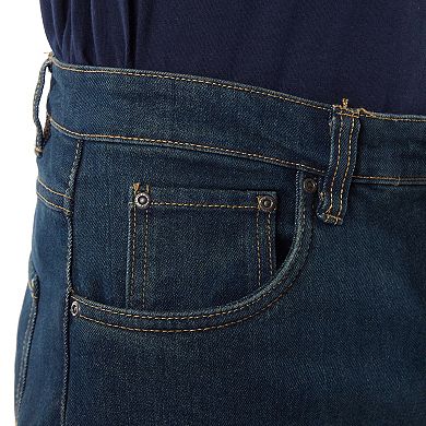 Men's Smith's Workwear Relaxed-Fit Camo Fleece-Lined 5-Pocket Jeans