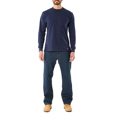 Men's Smith's Workwear Relaxed-Fit Camo Fleece-Lined 5-Pocket Jeans