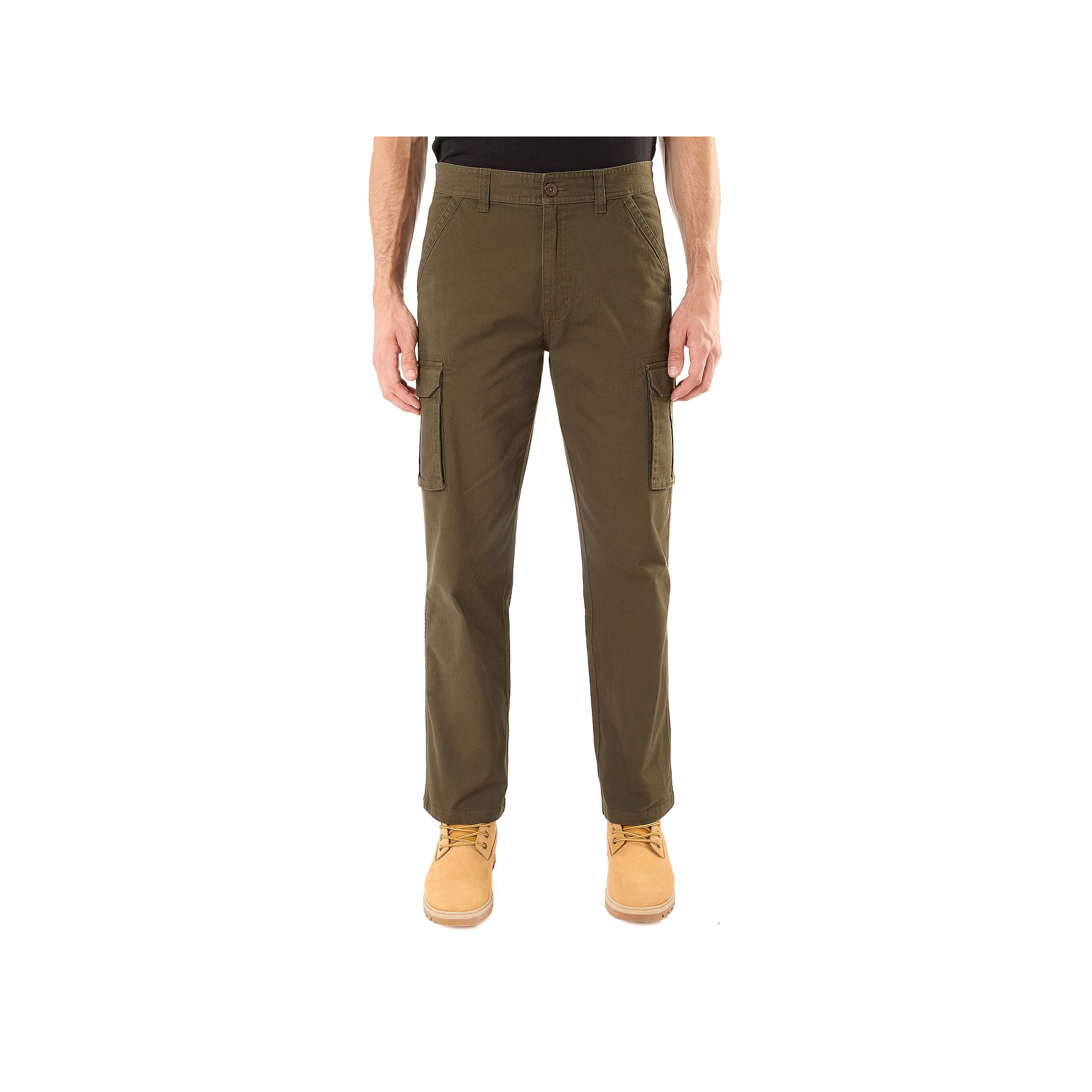 Mens Smiths Workwear Relaxed-Fit Stretch Canvas Cargo Pants, Size: 38X30,
