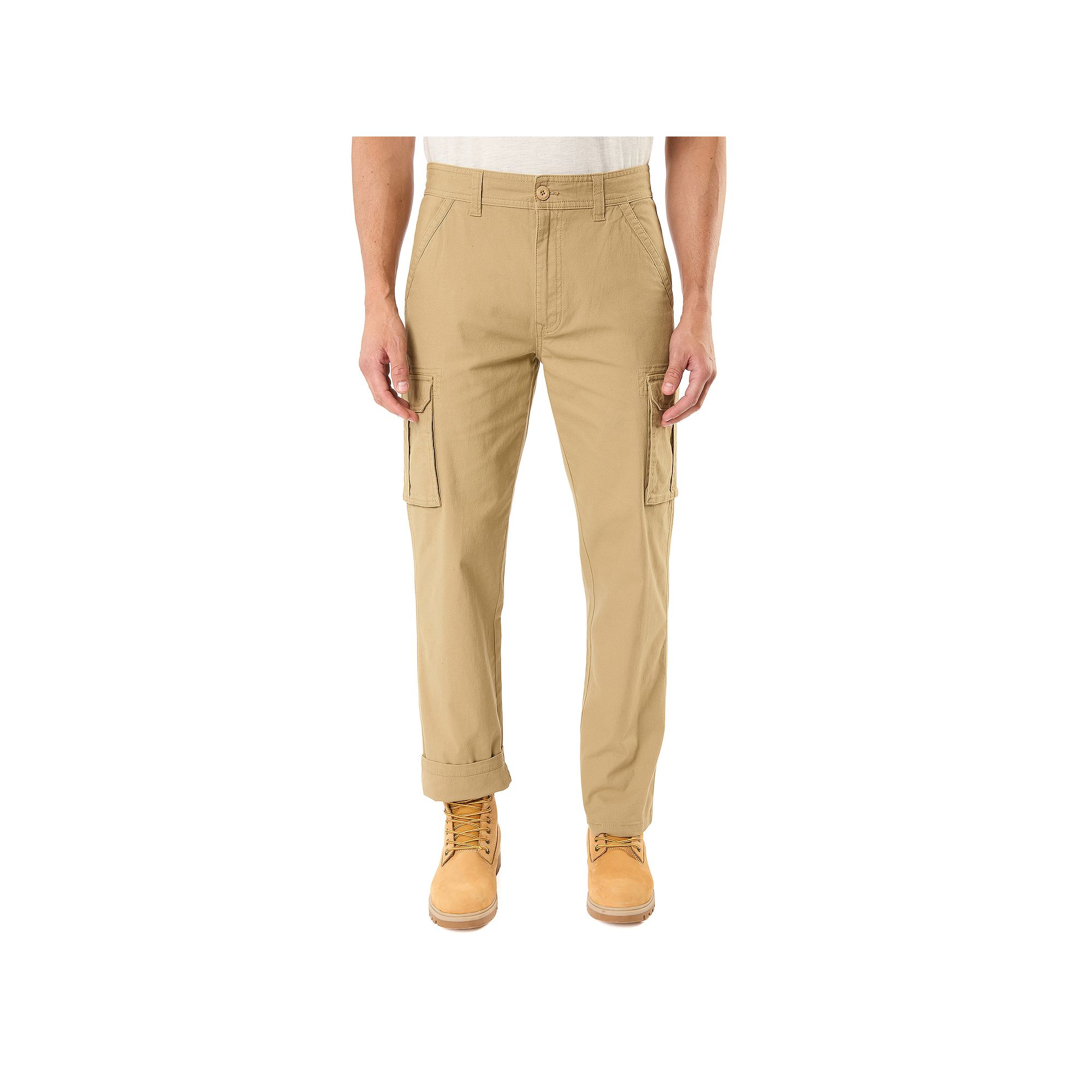 Mens Smiths Workwear Relaxed-Fit Stretch Canvas Cargo Pants, Size: 32X30,