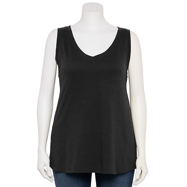 Plus Size Sonoma Goods For Life® VNeck Swing Tank
