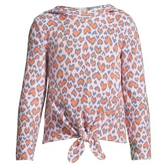 Girls 2-16 Lands' End Long Sleeve Soft Brushed Top in Regular & Plus