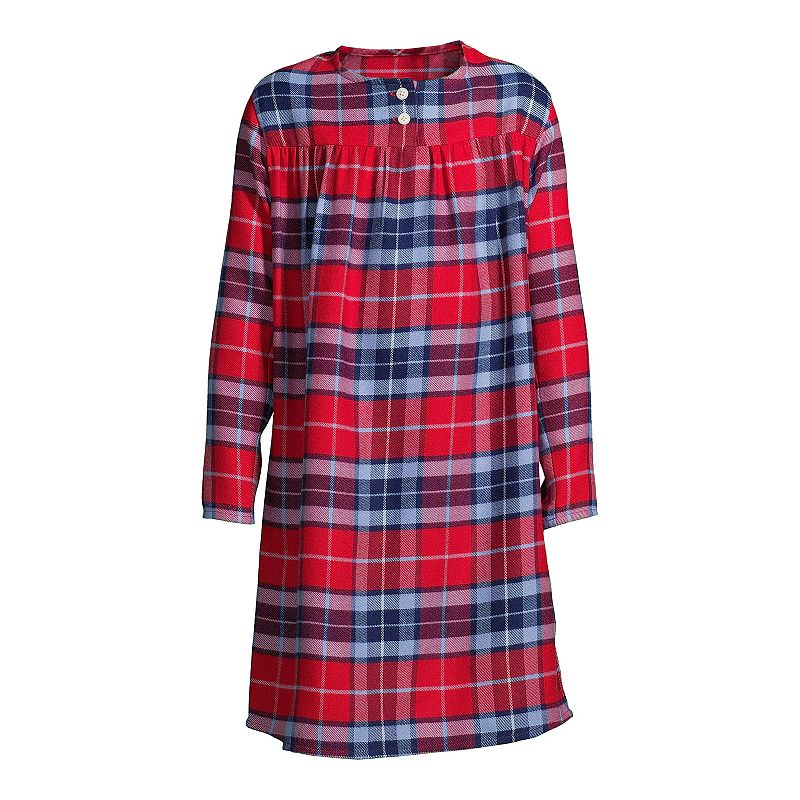 Girls 2-16 Lands End Flannel Nightgown, Girls, Red