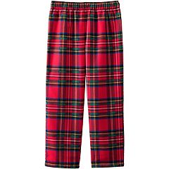 Boys red sale plaid pajama pants