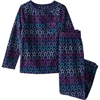 Kids 2-16 Lands' End Fleece Top & Bottoms Pajama Set