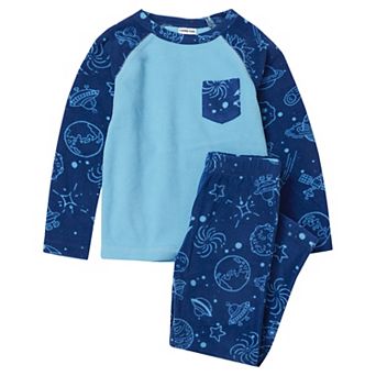 Kids 2-16 Lands' End Fleece Top & Bottoms Pajama Set